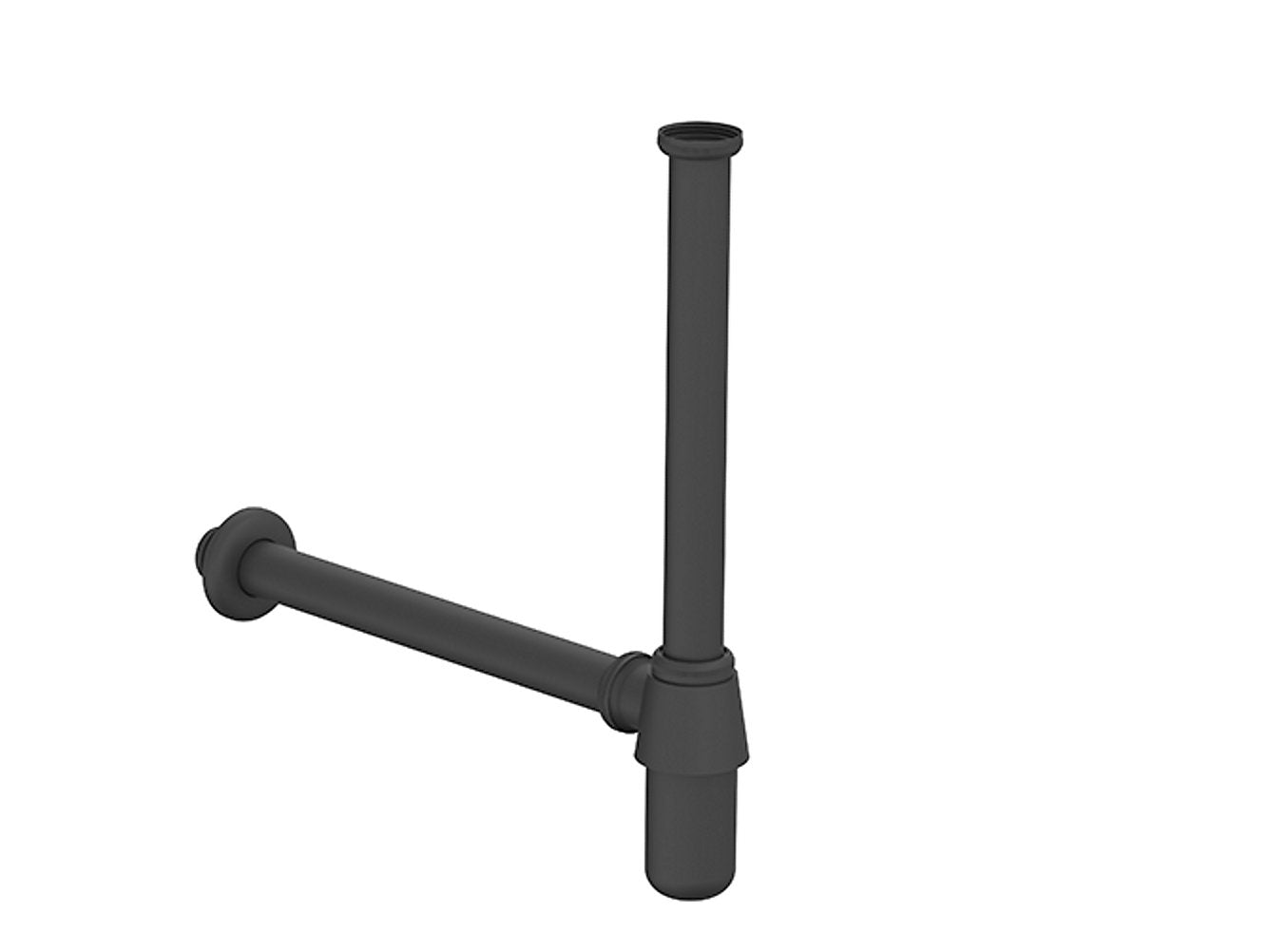 kohler K-75823IN-BL 350mm bottle trap in matte black