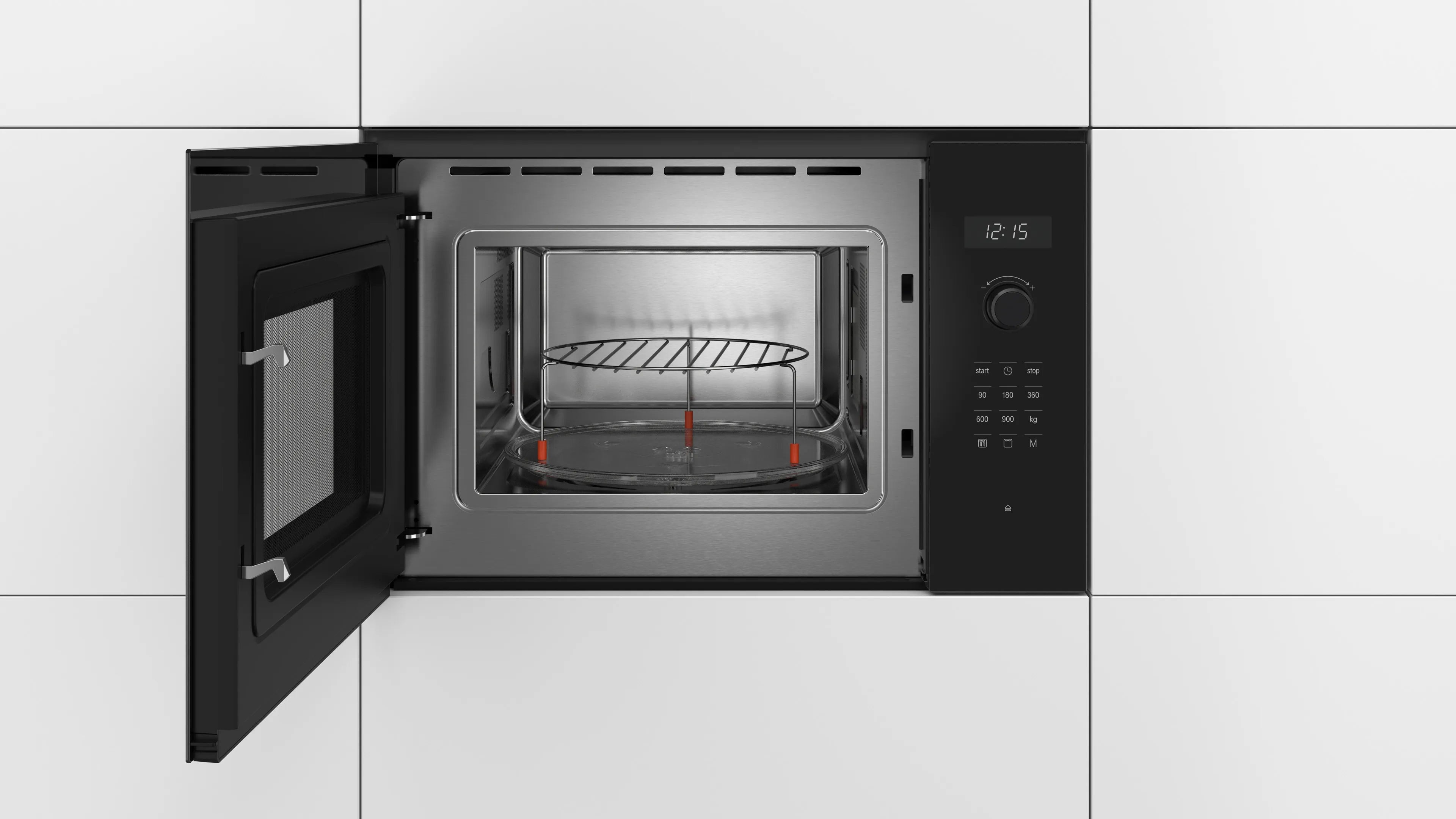 Bosch BEL550MS0I Series 4 Built-In Microwave Oven 59 x 38 cm Stainless steel