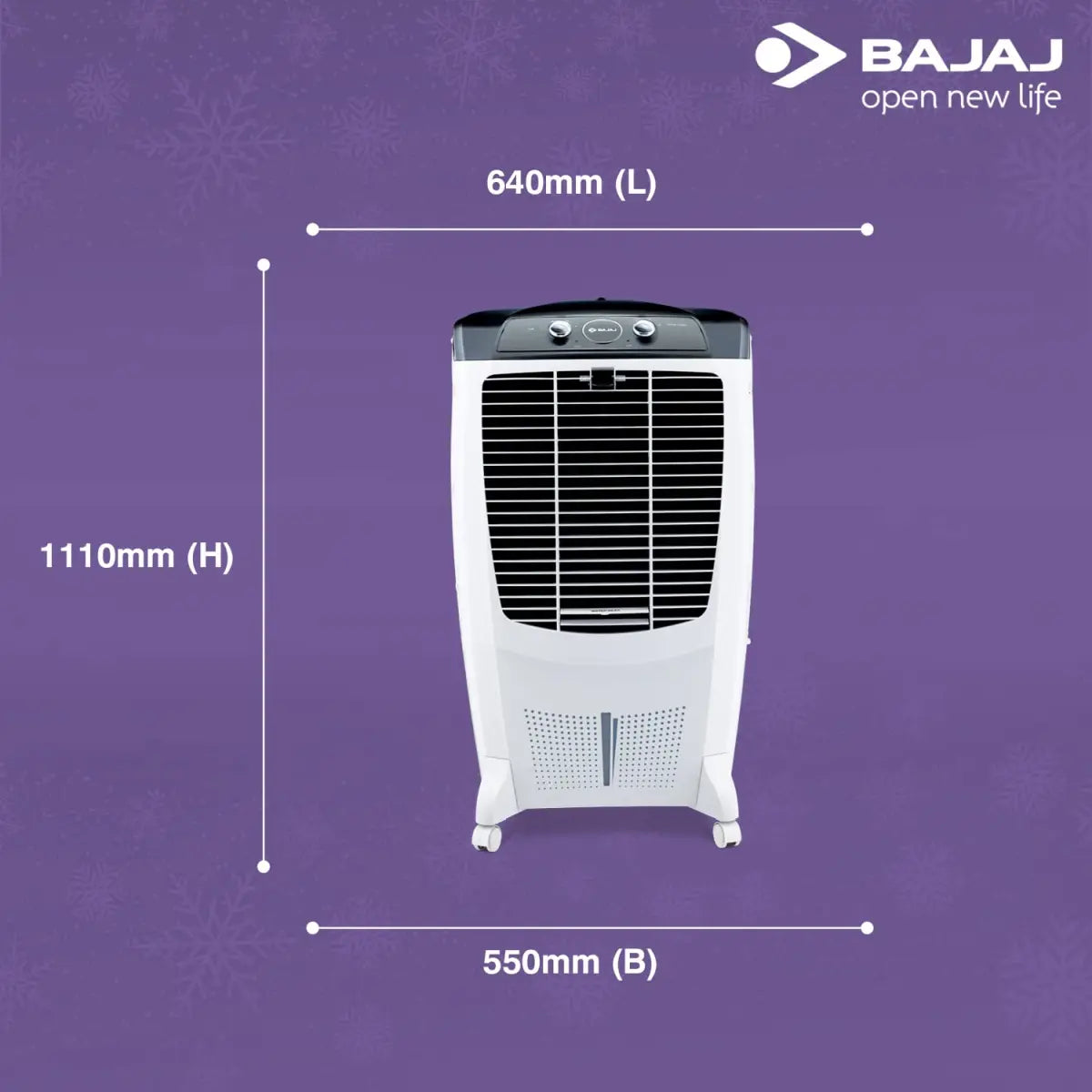 Bajaj DMH67 67L Desert Air Cooler White