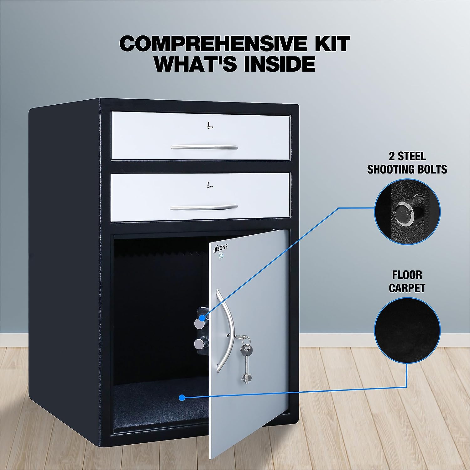 Ozone Manual Drawer Design Safe Locker CONVENIO MANUAL-DD13
