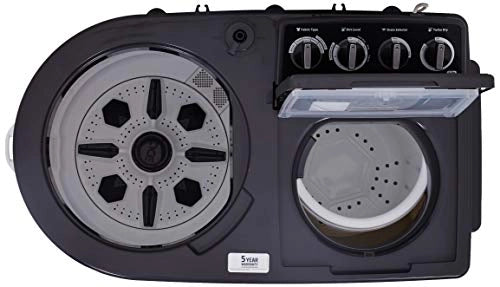 Whirlpool 9 Kg Semi-Automatic Top Loading Washing Machine (ACE XL 9.0, Silver Grey, 3D Scrub Technology)