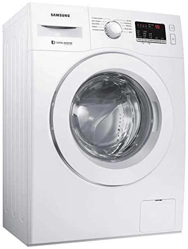 Samsung 6.0 Kg Inverter 5 star Fully-Automatic Front Loading Washing Machine (WW61R20GLMW/TL, White, Hygiene steam)