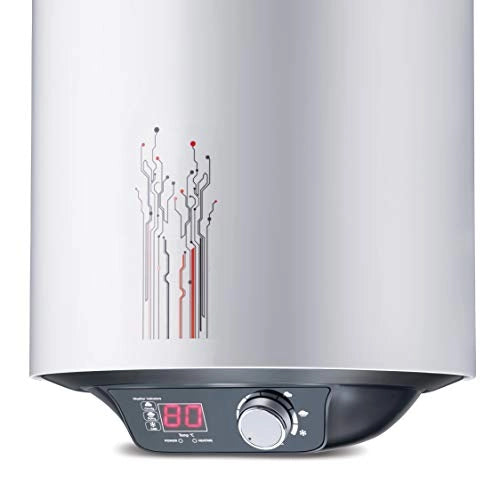 Morphy Richards Lavo EM Storage 10-Litre Vertical Water Heater, Silver, 5 Star