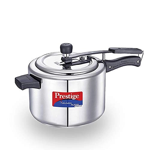 Prestige Svachh, 20246, 5 L, Nakshatra Alpha Straight Wall, with deep lid for Spillage Control