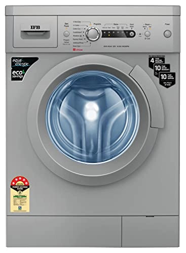 IFB 6 Kg 5 Star Front Load Washing Machine 2X Power Dual Steam (DIVA AQUA SXS 6008, Silver, Hard Water Wash)