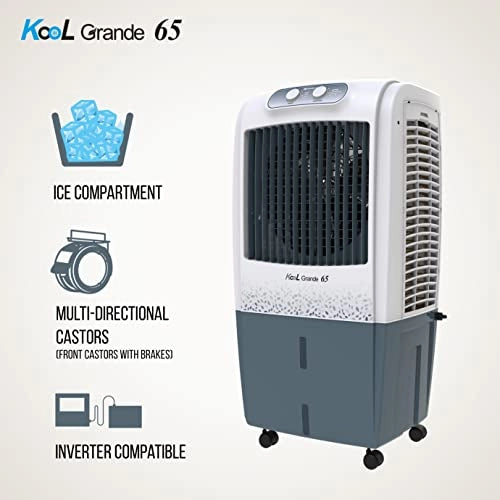 Havells Kool Grande 65 Litres Desert Air Cooler with Odour Free 3 Side Honey Comb Pads