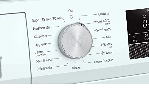 Siemens 8 kg Fully-Automatic Front Loading iQ500 Washing Machine (WM12J26WIN, White)