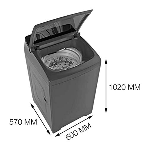 Whirlpool 7.5 kg Fully-Automatic Top Loading Washing Machine (360 BLOOMWASH PRO 540 Heater 7.5, Graphite, In-built Heater)
