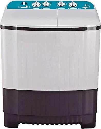 எல்ஜி 6 கிலோ செமி-ஆட்டோமேட்டிக் டாப் லோடிங் வாஷிங் மெஷின் (P6001RG, டார்க் கிரே, ரோலர் ஜெட் பல்சேட்டர்)