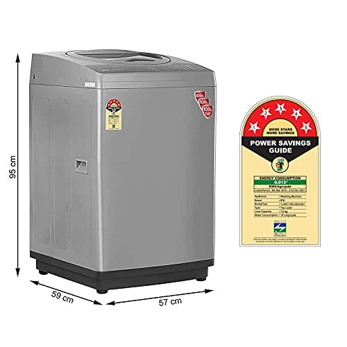 IFB 7 Kg Fully-Automatic Top Loading Washing Machine (TL RES Aqua, Light Grey, Smart Sense,3D Wash Technology)