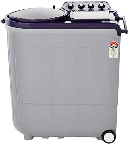Whirlpool 8.5 Kg 5 Star Semi-Automatic Top Loading Washing Machine (ACE 8.5 TURBO DRY, Silver Dazzle)