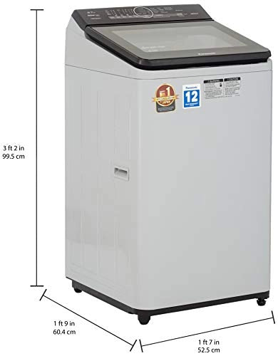Panasonic 6.7kg Built-in Heater Fully-Automatic Top Loading Washing Machine (NA-F67AH8MRB, Active Foam Wash with Heater)