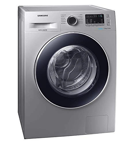 Samsung 7.0 kg / 5.0 kg Inverter Fully-Automatic Washer Dryer (WD70M4443JS/TL, Silver)