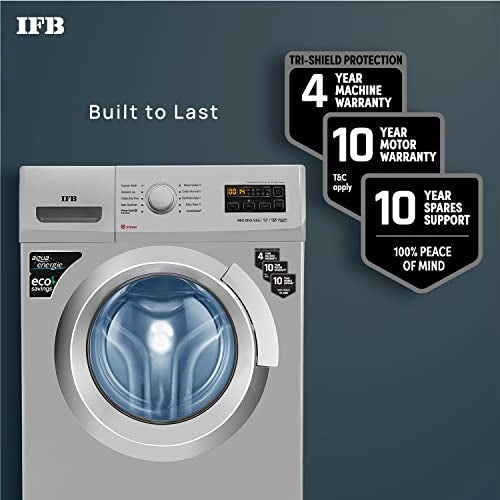IFB 6 Kg 5 Star Front Load Washing Machine 2X Power Dual Steam (NEO DIVA SXS 6010, Silver, Hard Water Wash)