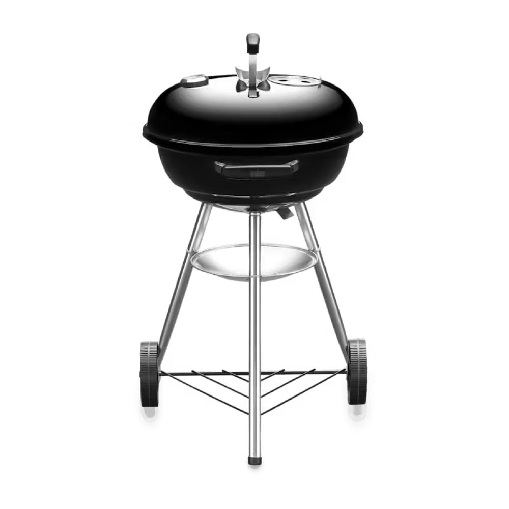 Weber 47Cm Compact Grill W/Therm Charcoal Black Asia