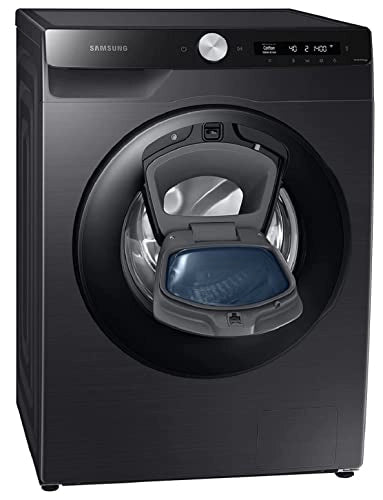 Samsung 8 Kg 5 Star Wi-Fi Inverter Fully-Automatic Front Loading Washing Machine (WW80T554DAB1TL, Black Caviar, Heater)