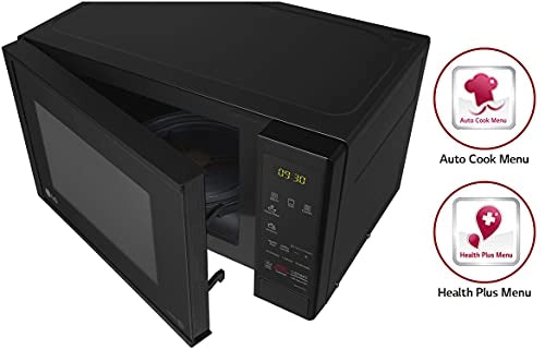 LG 20 L Grill Microwave Oven MH2044DB, Black