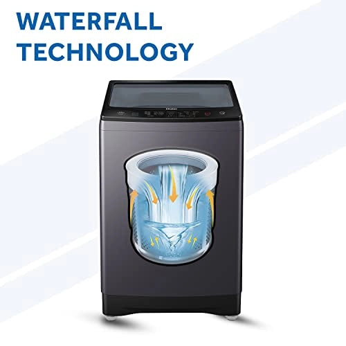 Haier 8 Kg 5 Star Rating Fully Automatic Top Load Washing Machine (HWM80-H826S6, Black)