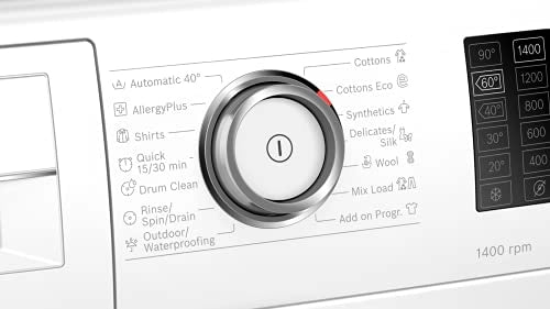 Bosch 8kg Inverter Fully-Automatic Front Loading Washing Machine (WAT286H9IN, 1400RPM, White)