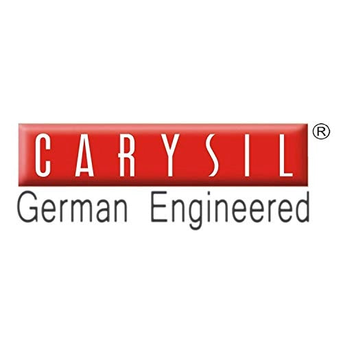 Carysil Granite Beethovan- D 100L with Steel Inlays Kichen Sink Deep Black