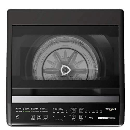 Whirlpool 5 StarWhitemagic Premier 7kg GenX Fully Automatic Top Load Washing Machine (Hard Water Wash, Grey)