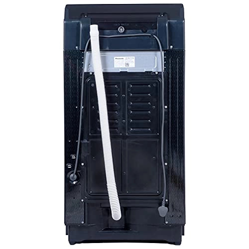 Panasonic 8 kg 5 Star Fully Automatic Top Load Washing Machine (Aqua Spin Rinse, NA-F80X9BRB, Black)