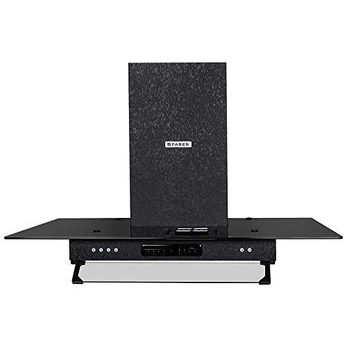 Faber 3in1 Chimney with Air purifier Fan, 90 cm, 1095 m/hr (AEROSTATION GLAMOUR 3D FT AB 90,2 BF, Alligator BK)