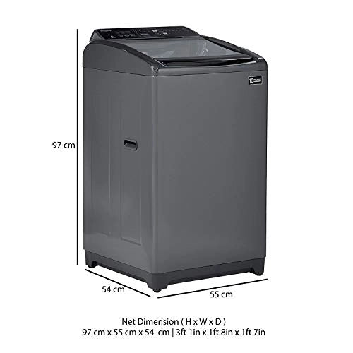 Whirlpool 7 kg 5 Star Fully-Automatic Top Loading Washing Machine (WHITEMAGIC ELITE 7.0, Grey, Hard Water Wash)