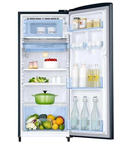 Samsung 192 L 2 Star Direct Cool Single Door Refrigerator (RR20A271BU8/NL, SAFFRON BLUE)