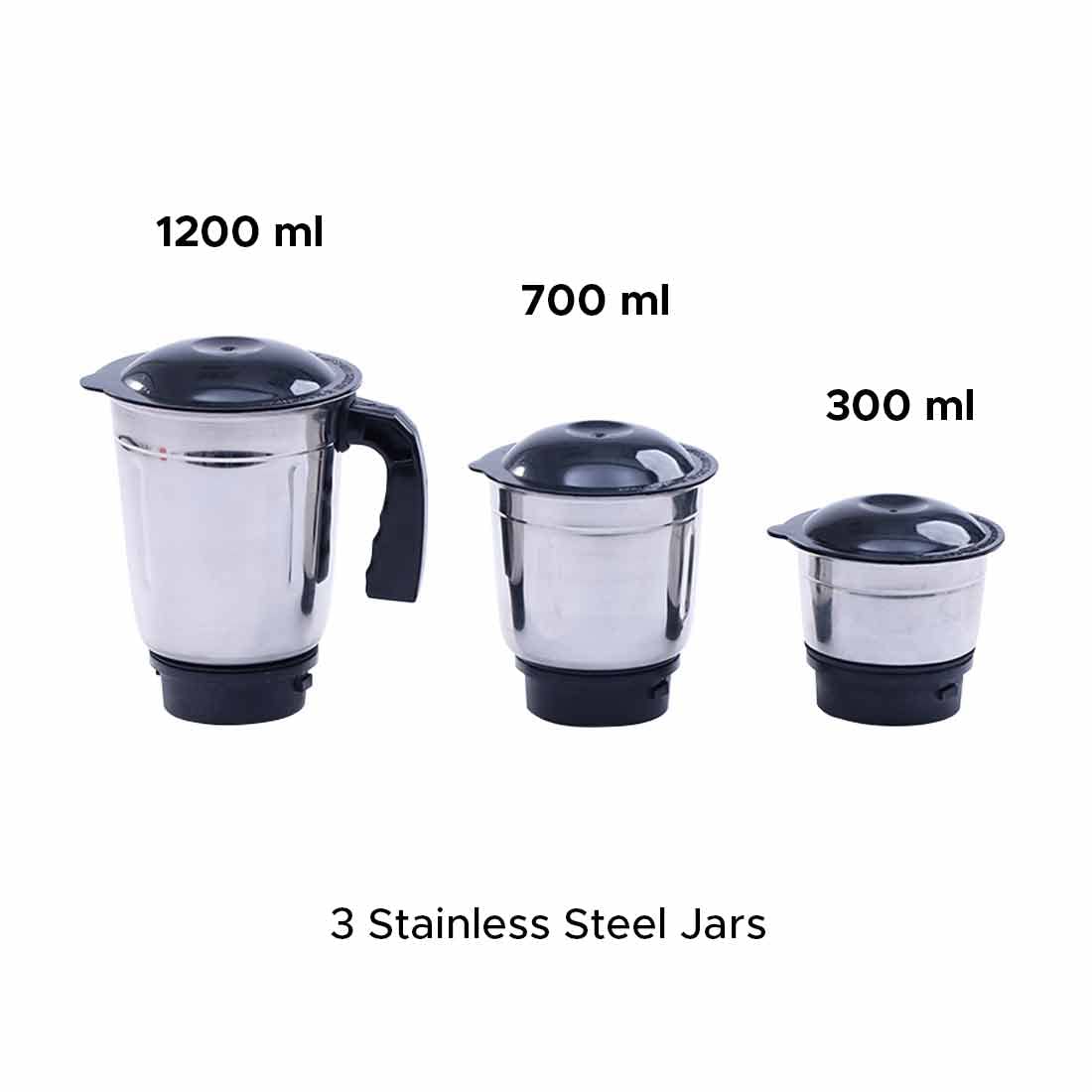 Wonderchef Capri 63154712 550 W 3 Jar Mixer Grinder