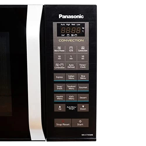 Panasonic 23 Litres Convection Microwave Oven (360° Heat Wrap, NN-CT35MBFDG, Black Floral)