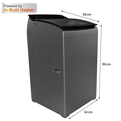 Whirlpool 6.5 Kg 5 Star Fully-Automatic Top Loading Washing Machine with Heater (STAINWASH PRO H 6.5, Shiny Grey)