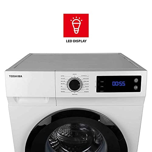 TOSHIBA 7 Kg Fully Automatic Front Loading Washing Machine (J80S2-IND,White)