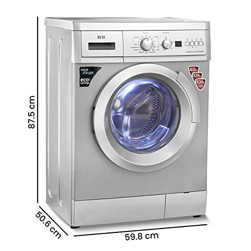 IFB 6.5 Kg Fully-Automatic Front Loading Washing Machine (Elena SX 6510, SX -Silver, In-Built Heater)