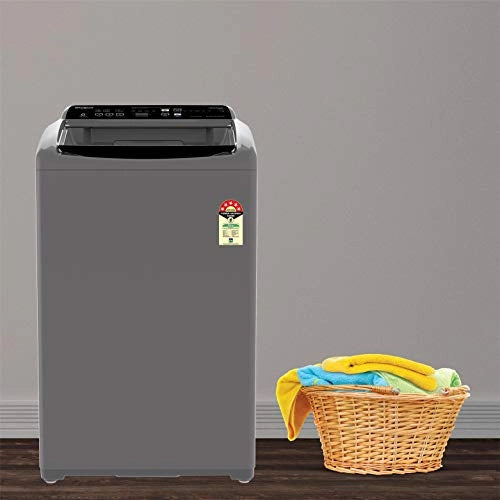 Whirlpool 7.5 Kg 5 Star Fully-Automatic Top Loading Washing Machine (WHITEMAGIC ELITE 7.5, Grey, Hard Water Wash)