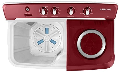 Samsung 11.5 Kg Semi-Automatic Top Loading Washing Machine (WT11A4600RR/TL Light Gray Air Turbo Technology)