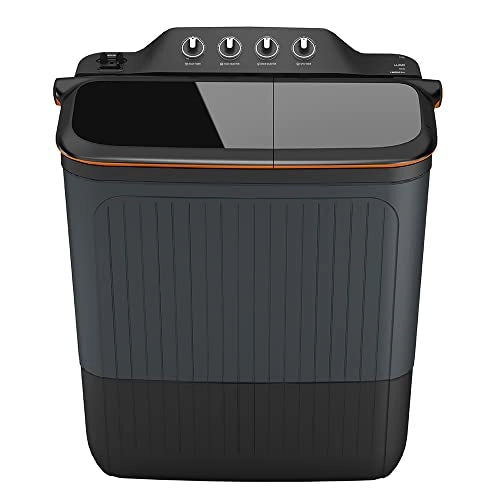 Lloyd 7.5 Kg 5 Star Semi-Automatic Top Load Washing Machine (LWMS75AVGEL, Black, Active Soak)