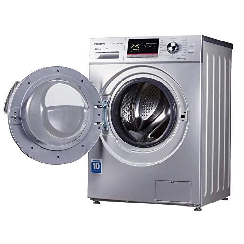 Panasonic 8Kg 5 Star Wifi Inverter Fully-Automatic Front Loading Washing Machine (NA-148MF1L01, Silver,Alexa Compatible)