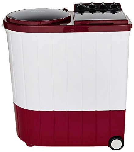 Whirlpool 9 Kg Semi-Automatic Top Loading Washing Machine (ACE XL 9,0, Coral Red, 3D Scrub Technology)