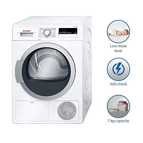 Bosch 8 kg Inverter Fully Automatic Condenser Dryer (WTB86202IN, White, Inbuilt Heater)
