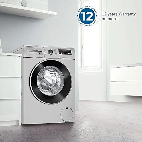 Bosch 8 kg 5 Star 1200RPM INVERTER TOUCH CONTROL Fully Automatic Front Load with Heater Silver (WAJ2426PIN)