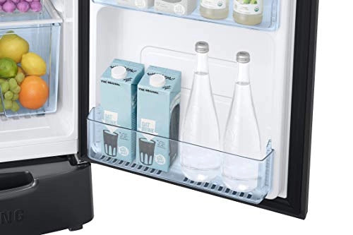 Samsung 192 L 3 Star inverter Direct Cool Single Door Refrigerator (RR20A282YCB/NL, Camellia Black, Base stand drawer)