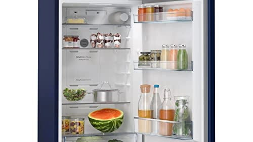Bosch 290L 3 Star Inverter Frost Free Double Door Refrigerator (CTC29BT3NI, Egyptian Blue, Varioinverter)