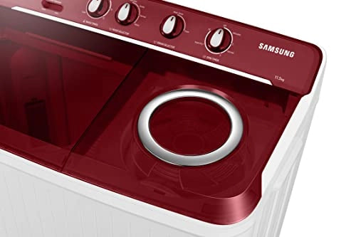 Samsung 11.5 Kg Semi-Automatic Top Loading Washing Machine (WT11A4600RR/TL Light Gray Air Turbo Technology)