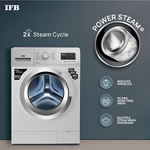 IFB 6 Kg 5 Star Front Load Washing Machine 2X Power Dual Steam (NEO DIVA VXS 6010, White, Hard Water Wash)