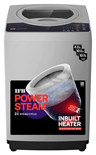 IFB 7.0 Kg 5 Star Top Load Washing Machine Aqua Conserve (TL-REGS 7.0KG AQUA, Medium Grey, 2X Power Dual Steam, Heater)