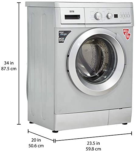IFB 6 Kg Fully-Automatic Front Loading Washing Machine (Serena Aqua SX LDT 6.0kg 1000RPM, Silver, Inbuilt Heater, Aqua Energie water softener)