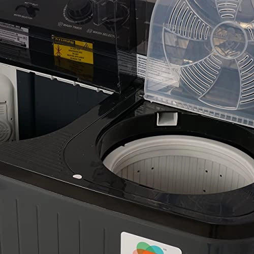 Lloyd 12 Kg 5 Star Semi-Automatic Top Load Washing Machine (GLWMS12ADGMA, Vibrant Grey Tub with Dark Grey Control Panel)