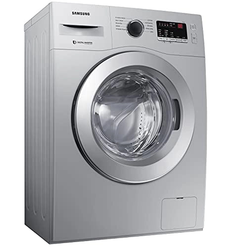 Samsung 6.0 Kg Inverter 5 star Fully-Automatic Front Loading Washing Machine (WW60R20GLSS/TL, Silver, Hygiene steam)