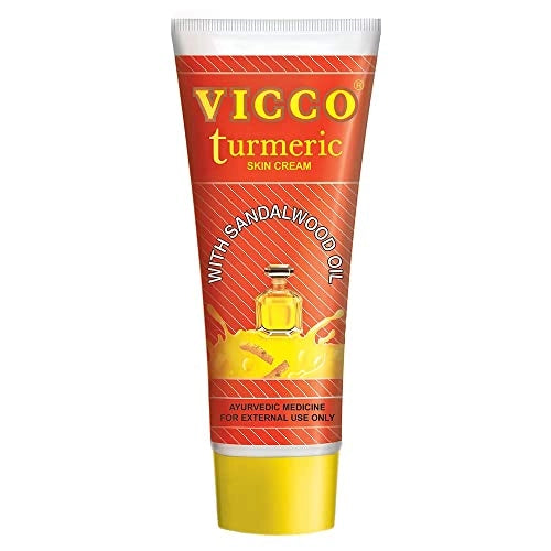 Vicco Turmeric Skin Cream With Turmeric and Sandalwood Oil For Healthy and Clear Skin 70 gm, (Pack of 3)